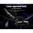 Office Chair Computer Desk Gaming Chair Study Home Work Recliner Black White