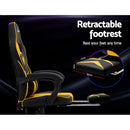 Office Chair Computer Desk Gaming Chair Study Home Work Recliner Black Yellow