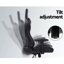 Gaming Office Chair Computer Chairs Leather Seat Racer Racing Meeting Chair Black