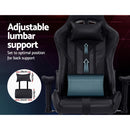 Gaming Office Chair Computer Chairs Leather Seat Racer Racing Meeting Chair Black