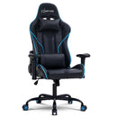 Gaming Office Chair Computer Chairs Leather Seat Racing Racer Recliner Meeting Chair Black Blue