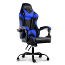 Gaming Office Chairs Computer Seating Racing Recliner Racer Black Blue
