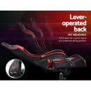 Gaming Office Chairs Computer Seating Racing Recliner Racer Black Red