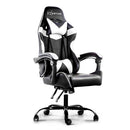 Gaming Office Chairs Computer Seating Racing Recliner Racer Black White