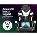 Gaming Office Chairs Computer Seating Racing Recliner Racer Black White