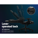 Gaming Office Chair RGB LED Lights Computer Desk Chair Home Work Chairs