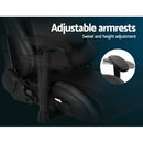 Gaming Office Chair RGB LED Lights Computer Desk Chair Home Work Chairs