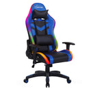 Gaming Office Chair RGB LED Lights Computer Desk Chair Home Work Chairs