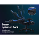 Gaming Office Chair RGB LED Lights Computer Desk Chair Home Work Chairs