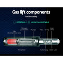 Office Chair Veer Drafting Stool Mesh Chairs Flip Up Armrest Black