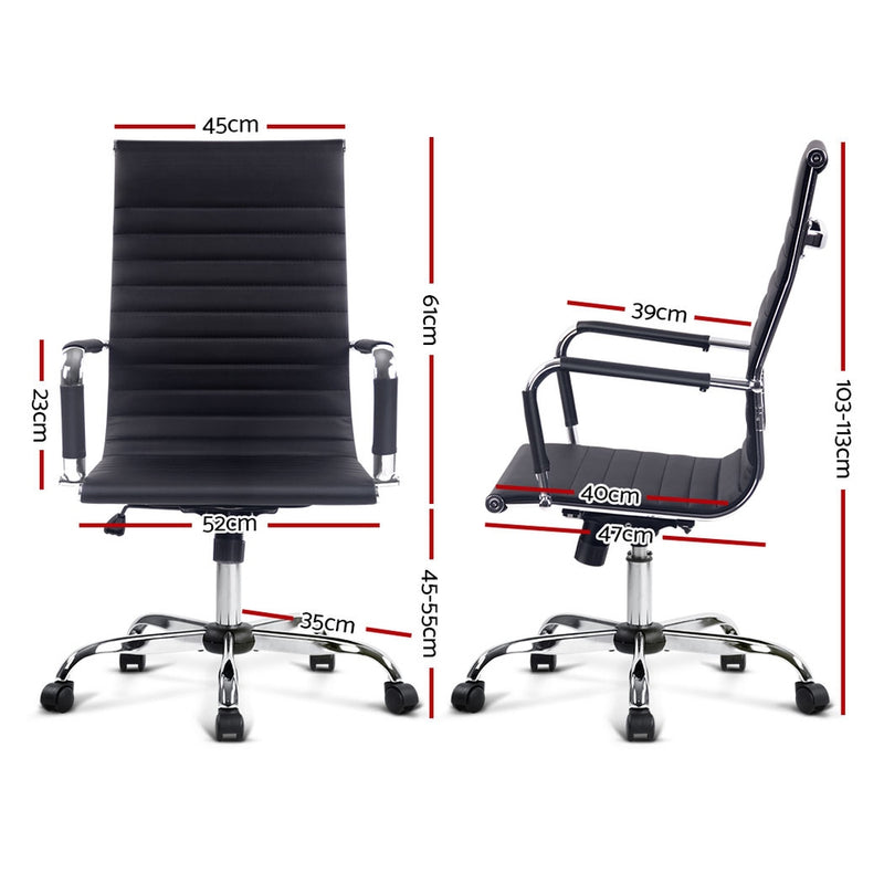 Gaming Office Chair Computer Desk Chairs Home Work Study Black High Back