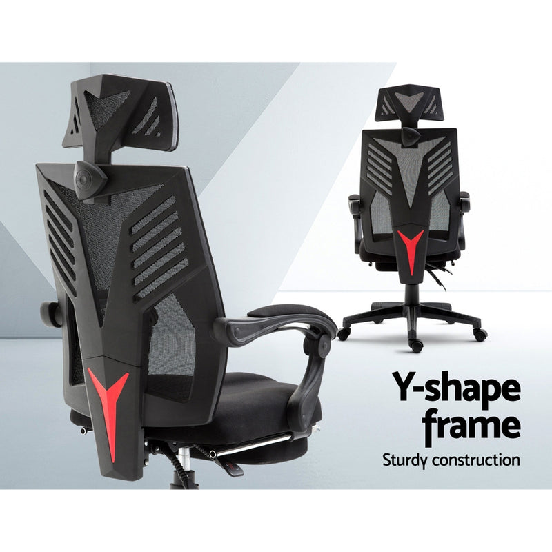 Gaming Office Chair Computer Desk Chair Home Work Recliner Black