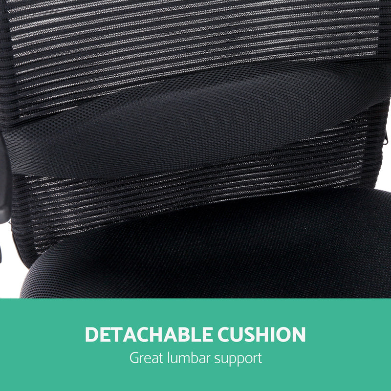 Mesh High Back Office Desk Chair - Black
