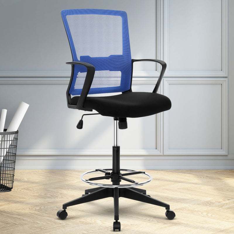 Office Chair Veer Drafting Stool Mesh Chairs Black Standing Chair Stool