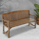 Wooden Garden Bench Chair Natural Outdoor Furniture Décor Patio Deck 3 Seater