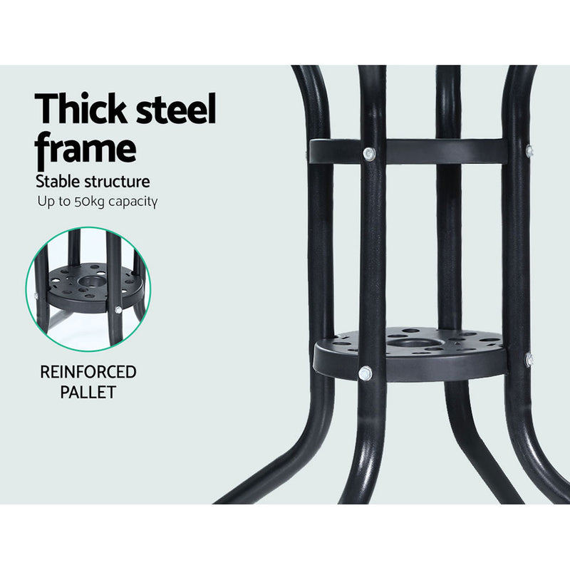 Patio Furniture Dining Chairs Table Patio Setting Bistro Set Wicker Tea Coffee Cafe Bar Set