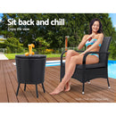 Bar Table Outdoor Setting Cooler Ice Bucket Storage Box Party Patio Coffee Pool