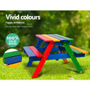 Kids Wooden Picnic Bench Set