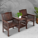 Garden Bench Chair Table Loveseat Wooden Outdoor Furniture Patio Park Charcoal