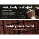 4-piece Wicker Outdoor Set - Brown