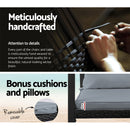 Outdoor Chair Rocking Set - Black