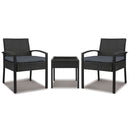 3-piece Outdoor Set - Black
