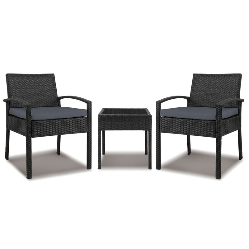 3-piece Outdoor Set - Black