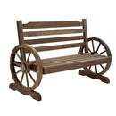 Park Bench Wooden Wagon Chair Outdoor Garden Backyard Lounge Furniture