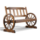 Wooden Wagon Wheel Chair