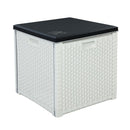 Outdoor Storage Box Seat Bench Deck Organiser 106L