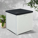 Outdoor Storage Box Seat Bench Deck Organiser 106L