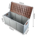 290L Outdoor Storage Box - Brown