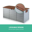 290L Outdoor Storage Box - Brown