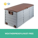 290L Outdoor Storage Box - Brown