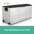 290L Outdoor Storage Box - Black