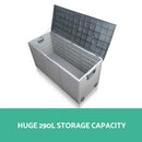 290L Outdoor Storage Box - Grey
