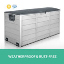 290L Outdoor Storage Box - Grey