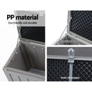 Outdoor Storage Box Bench Seat Lockable 240L