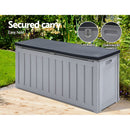 Outdoor Storage Box Bench Seat Lockable 240L