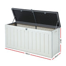 Outdoor Storage Box Bench Seat Lockable 240L