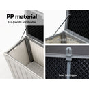 Outdoor Storage Box Bench Seat Lockable 240L