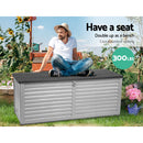 Outdoor Storage Box Bench Seat 390L
