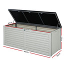 Outdoor Storage Box Bench Seat Toy Tool Sheds 390L