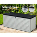 Outdoor Storage Box Bench Seat Toy Tool Sheds 390L