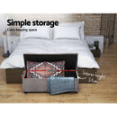 Storage Ottoman Blanket Box Velvet Foot Stool Rest Chest Couch Toy Grey