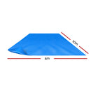 10M X 4M Solar Swimming Pool Cover 400 Micron Outdoor Bubble Blanket