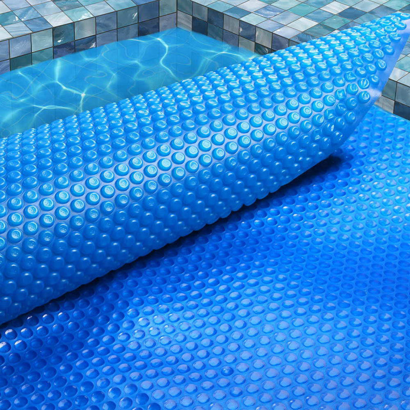 10M X 4M Solar Swimming Pool Cover 400 Micron Outdoor Bubble Blanket