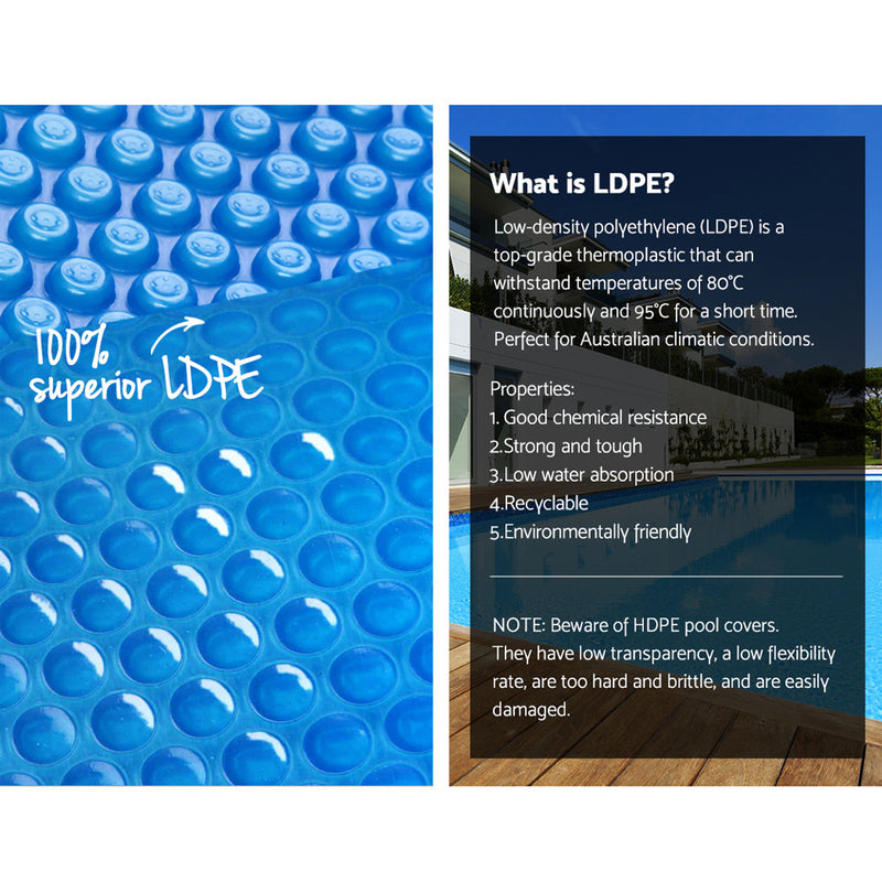 7x4M Solar Swimming Pool Cover 500 Micron Isothermal Blanket