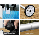 Swimming Pool Cover Roller Reel Adjustable Solar Thermal Blanket Blue