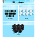 Pool Cover Roller Attachment Straps Kit 8PCS for Swimming Solar Pool
